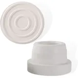 Gummipuffer für Poolleiter, Set mit zwei weißen Leiterpuffern für Poolleitern