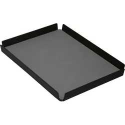 Stil Casa Stil Haus, Set 6 Tabletts für Hotelzimmer, Innenraum aus Polyurethan gepaart, 23x17 cm, Farbe grau.