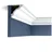 Orac Eckleiste Orac C213 Weiß 2 St. 200 x 8 x 8 cm