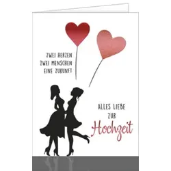 Vermählungsbillett gleichgeschlechtlich 91-10342 geprägt