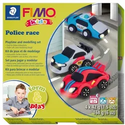 FIMO Spiel- und Modellier-Set »Fimo Kids - Police Race«