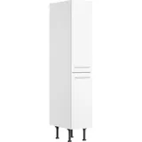 Optifit Küchen-Midi-Apothekerschrank Bengt932 30 cm x 176,6 cm x 58,4 cm Weiß