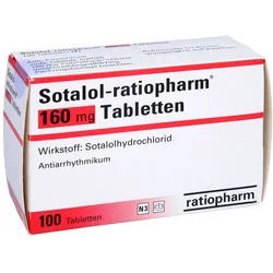Sotalol-ratiopharm 160 mg Tabletten 100 St