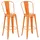 TPFLiving Barhocker 44 x 100 x 52 cm Orange