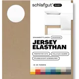 schlafgut Easy Jersey Elasthan Boxspring 140 x 200 - 160 x 220 cm new white