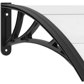 vidaXL Türvordach 240 x 100 cm schwarz