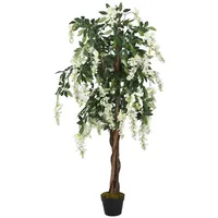 VidaXL Glyzinienbaum Künstlich 1470 Blätter 200 cm Grün und