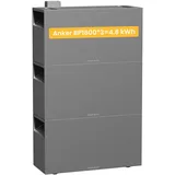 Anker SOLIX BP1600 Erweiterungsakkux3, 4800Wh, LifePo4 Akkus, 6.