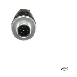 ABB M12-C04 M12-Stiftstecker 8-polig mit Schraubanschluss, Kabeldurchmesser: 2TLA020055R1700 M12C04