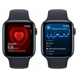 Apple Watch SE 2024 GPS 40 mm Aluminiumgehäuse Mitternacht, Sportarmband Mitternacht M/L