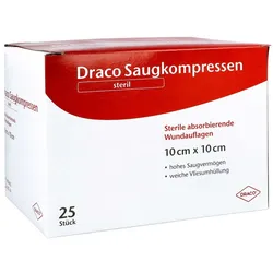 Saugkompressen steril 10x10cm Draco