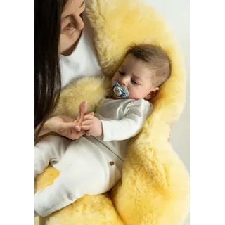 Lammfell Baby gold 90-100 cm