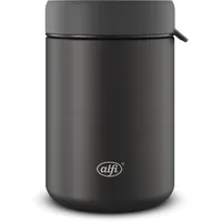 Alfi ISO FOOD MUG 350ml, Schwarz, Edelstahl Thermobehälter für Essen, Isolierbehälter für Suppen, Salat, Müsli to go, hält 5 Stunden warm, 10 Stunden kalt, spülmaschinenfest, BPA-frei