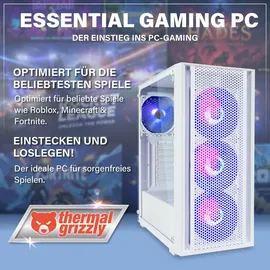 hyper byte Essential Gaming PC AMD Ryzen 3 3200G 4,0 GHz 16 GB RAM 256 GB SSD Win 11 Pro