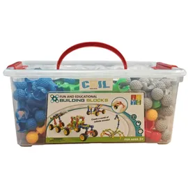 Coil Spielbausteine, Baustein-Set, Verbindungsbausteine, Anschlussblocksatz, Lernspielzeug, Bauspielzeug, für Kinder ab 3 Jahren, Fahrzeuge, (125 T...