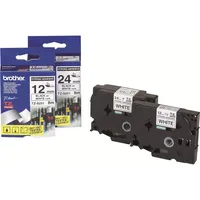 Brother Strong Adhesive - Black On White - Roll