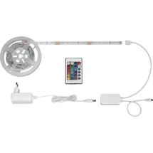 Briloner – Smartes LED Band 5m, funktioniert mit Amazon Alexa, Wifi LED Strip, Bluetooth, RGB, App Steuerung, Flexband inkl. Fernbedienung, selbstklebend