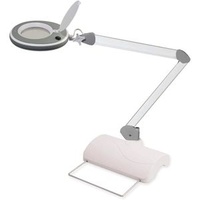 Lumeno Lupenleuchte 8213 LED, mit Standfuß, 3 Dioptrien (1,75-fach), dimmbar, Linsen-Ø: 125 mm