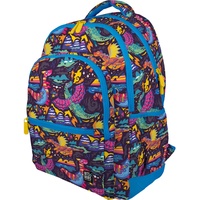 Grafoplas Rubber Dragons Bits And Bobs Pop Up Design, Schulrucksack, Unisex, Kinder, Violett, 33 x 46 x 22 5 cm, dunkelviolett, 33x46x22,5cm, schule