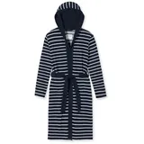 SCHIESSER Bademantel Feather Terry in Dunkelblau | Gr.: 140