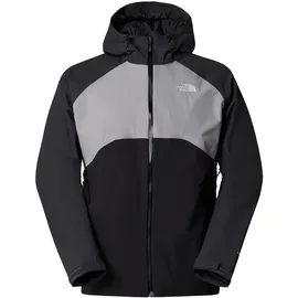 The North Face Herren Stratos Regenjacke - L - Black/Meld Grey/ASP