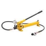 kauitopu Hydraulische Handpumpe mit Manometer Handgriff für Wartung Reparatur Maximaler Ausgangsdruck 700bar