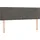 vidaXL Boxspringbett 140 x 200 cm Dunkelgrau