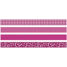 Heyda Washi Tape Colour Code 5 m x 15 mm pink