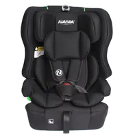 Nania Kindersitz Rio I-size 76-150 cm, Gruppe 1/2/3 von 9 bis 36 kg, 15 Monate bis 12 Jahre, verstellbare Kopfstütze, 5-Punkt-Sicherheitsgurt, abnehmbarer Bezug, Befestigung mit Gurt