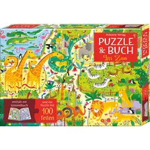 Usborne Verlag Puzzle & Buch: Im Zoo