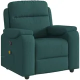 vidaXL Massagesessel Dunkelgrün Stoff 99 x 102 x 99 cm Grün mit Fernbedienung