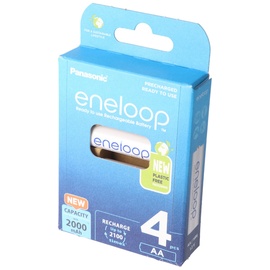 Panasonic eneloop Mignon AA 2000mAh, 4er-Pack (BK-3MCDE/4BE)