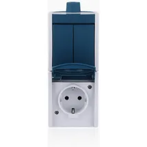 Busch-Jaeger Schuko-Steckdose Aufputz Ocean 1 St.