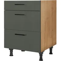 Nobilia Kochfeldumbauschrank Easytouch 60 x 58,3 x 87 cm Grün
