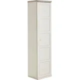 Hom ́in CAMRON Aktenschrank 50,6 x 43 x 209,2 cm grau, weiß