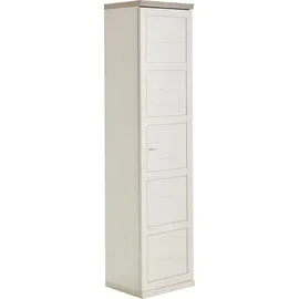 Hom ́in CAMRON Aktenschrank 50,6 x 43 x 209,2 cm grau, weiß