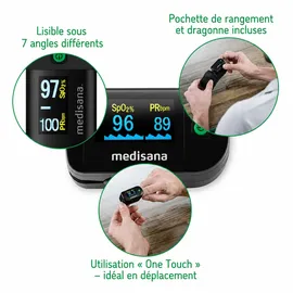 Medisana Pulsoximeter  PM 100 schwarz