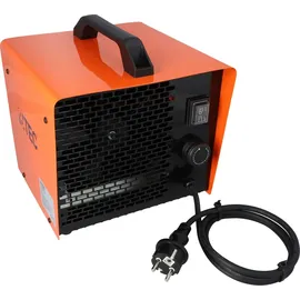 Btec Heizlüfter 3000 W orange/schwarz