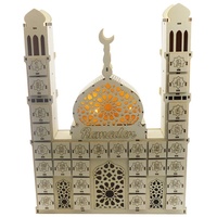 Ramadan Countdown-Kalender, Holz, Eid Mubarak, Ornament, Holzschublade für Zuhause, Party, Dekoration