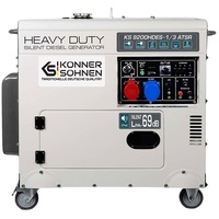 Könner & Söhnen KS 9200HDES-1/3 ATSR Diesel Stromgenerator Stromerzeuger Notstromerzeuger 7.5kW