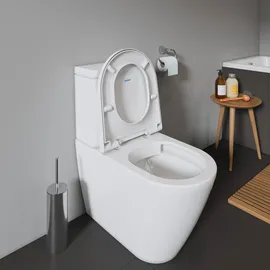 Duravit D-Neo Stand-WC für Kombination mit WC-Sitz Weiß spülrandlos