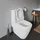 Duravit D-Neo Stand-WC für Kombination mit WC-Sitz Weiß spülrandlos
