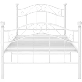 vidaXL 90 x 200 cm Weiß