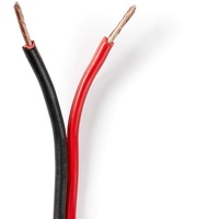 Nedis CAGW1500BK1000 Audio-Kabel 100 m Schwarz, Rot
