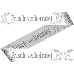 Folat Absperrband 'Frisch Verheiratet' - 15 meter