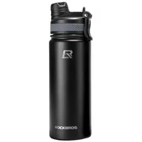 ROCKBROS Fahrrad-Thermoflasche Schwarz 0,62 l