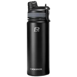 ROCKBROS Fahrrad-Thermoflasche Schwarz 0,62 l