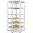 shelfplaza HOME 200x60x30 cm Eckregal weiß mit 6 Böden und 145 kg Traglast pro Boden