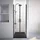 Aurlane Glasdusche Black Calm 80 Schwarz 80 cm x 200 cm
