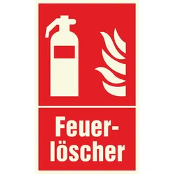 Brandschutzschild - Feuerlöscher